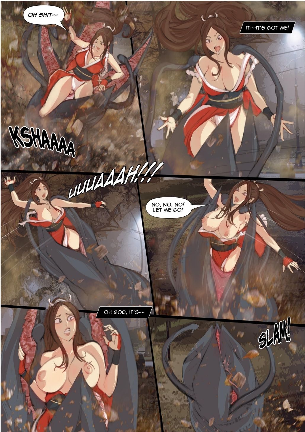 Mai Shiranui in Raccoon City page 5 full
