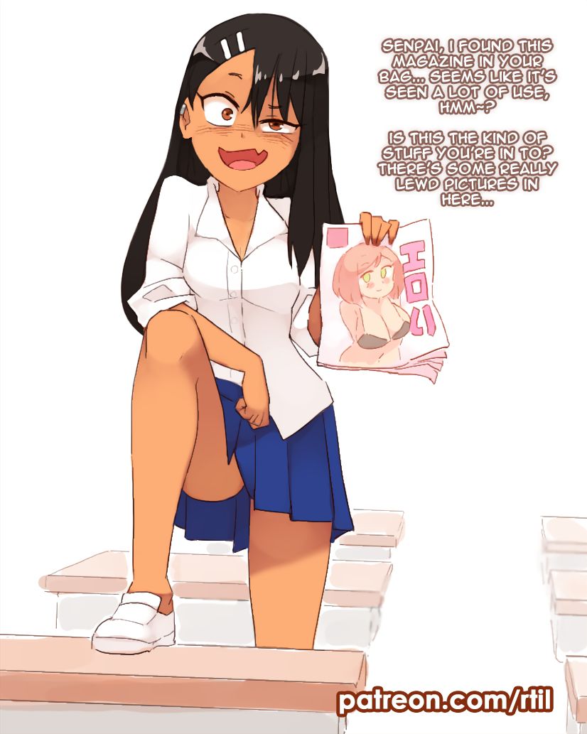 Senpai's Naughty Secret  Tanline Edit page 1 full