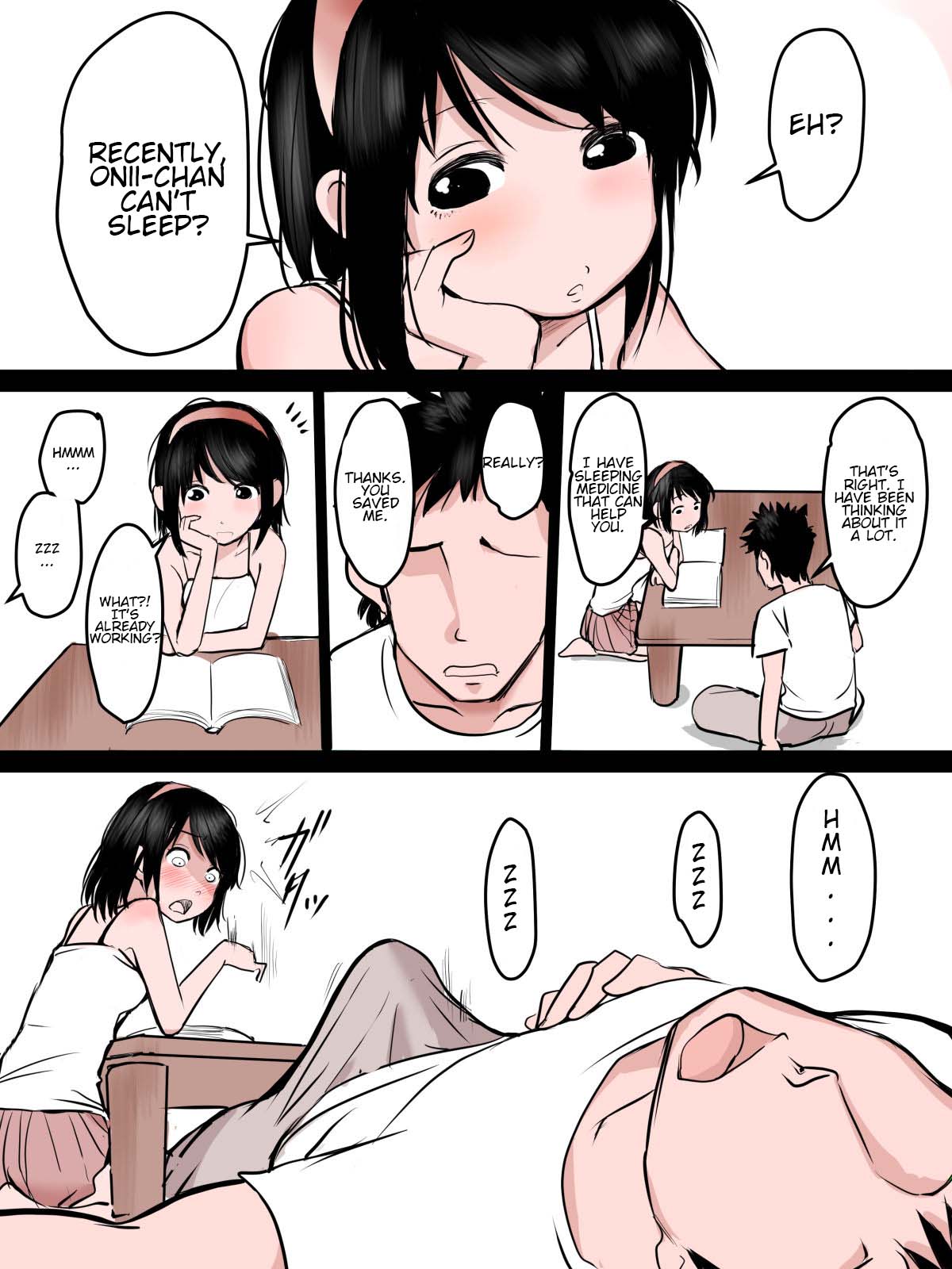 Little Sister Masturbating With Onii-Chan's Dick page 1 full
