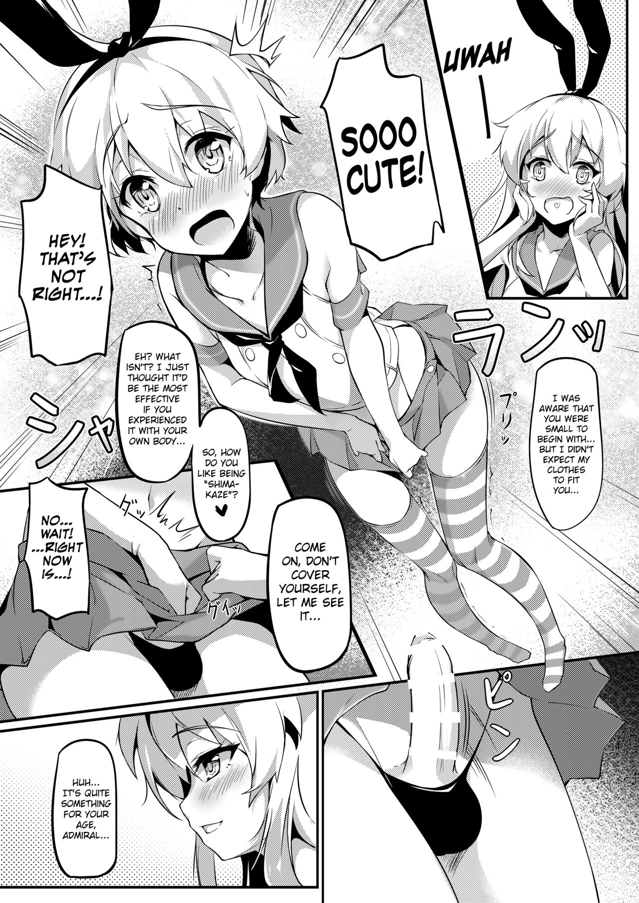 Teitoku no Shota Chinpo ga Itakunaru made Shimakaze ga Tomaranai _ Shimakaze Wont Stop Until the Little Admirals Dick Starts Hurting page 3 full