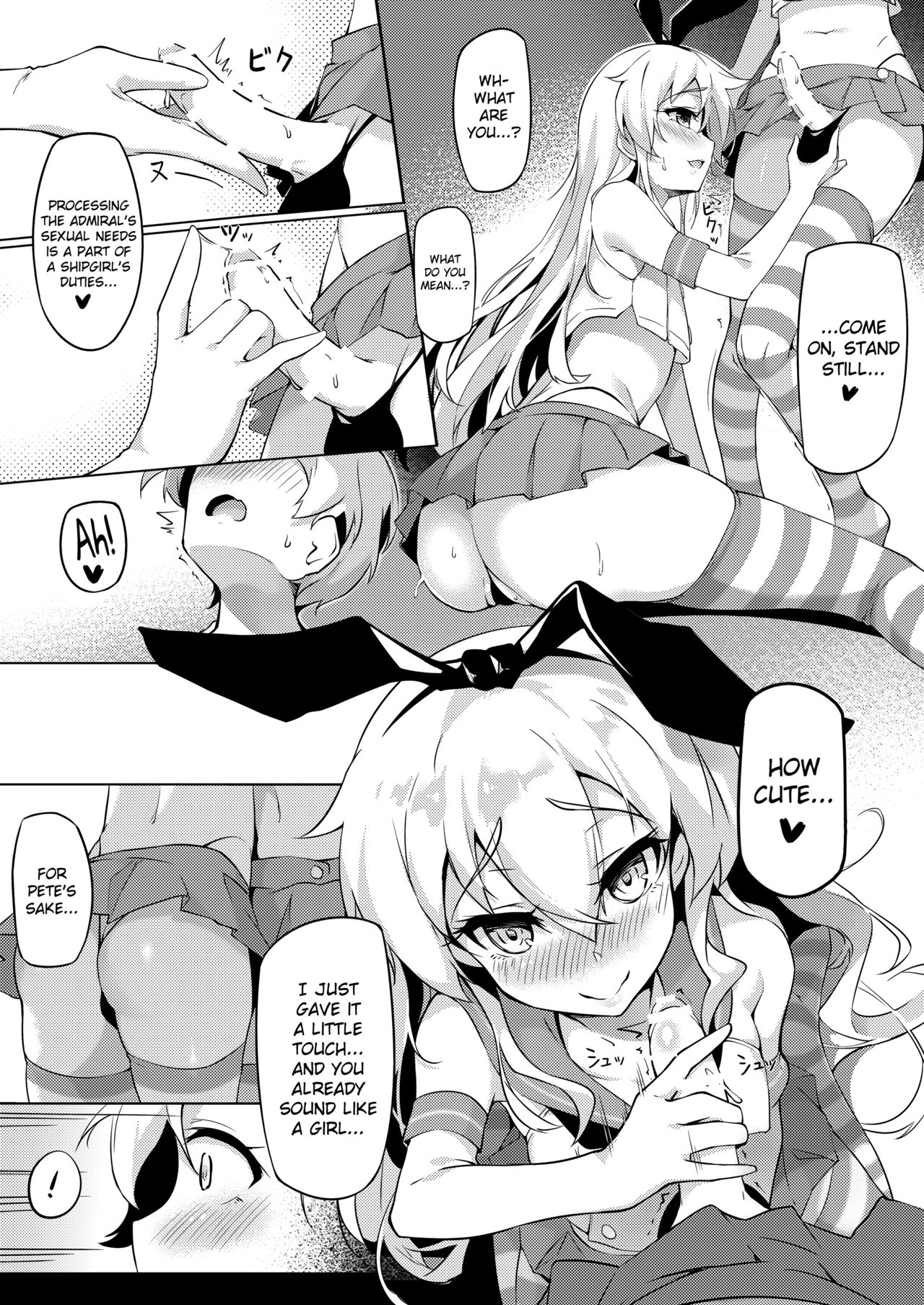 Teitoku no Shota Chinpo ga Itakunaru made Shimakaze ga Tomaranai _ Shimakaze Wont Stop Until the Little Admirals Dick Starts Hurting page 4 full
