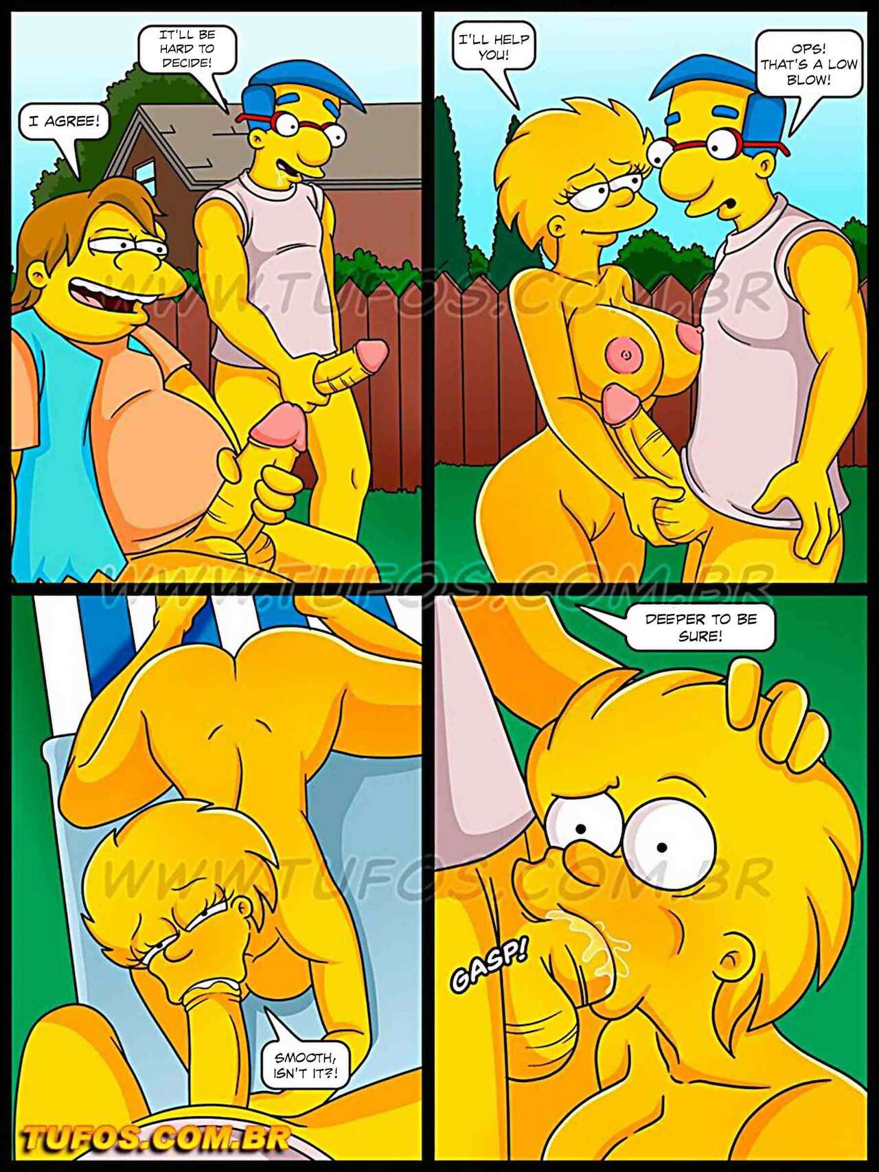 Os Simptoons 37 – Smooth Or Hairy Pussy? – Tufos - english page 9 full