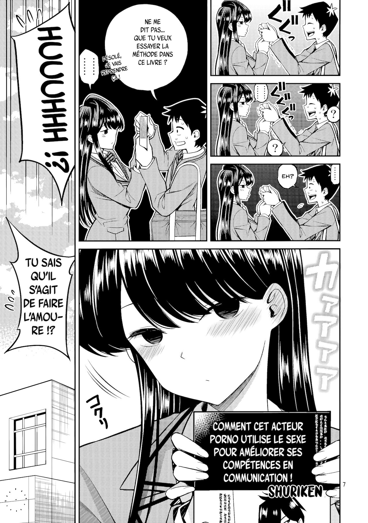 Komi-san wa, Binkan desu. | Komi-san est sensible. page 6 full