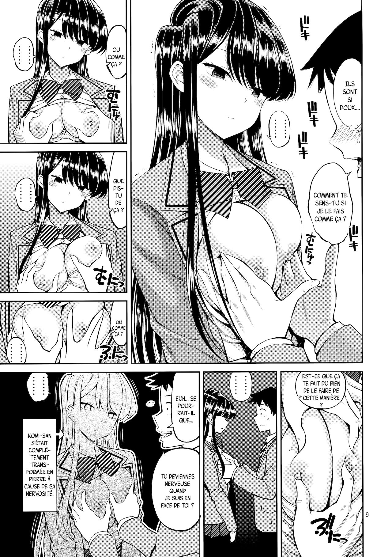 Komi-san wa, Binkan desu. | Komi-san est sensible. page 8 full
