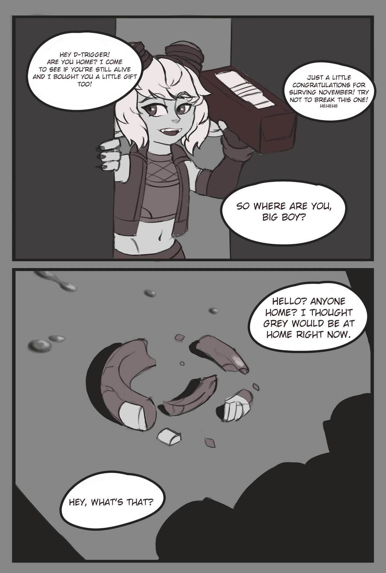 No Nut Comic page 1 full