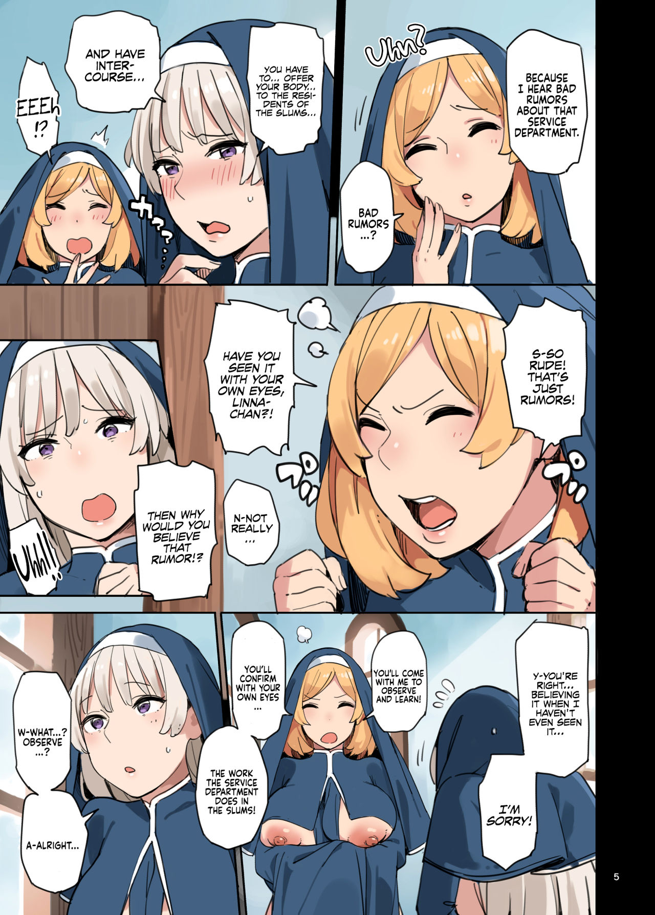 Houshibu o Kengaku Shiyou! | Let’s Visit The Service Department! page 5 full