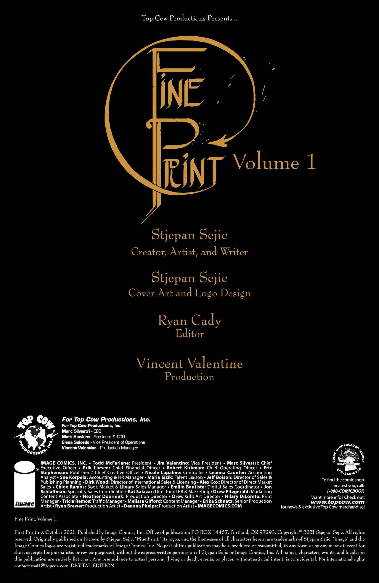 Fine Print - Volume 1 page 4 full