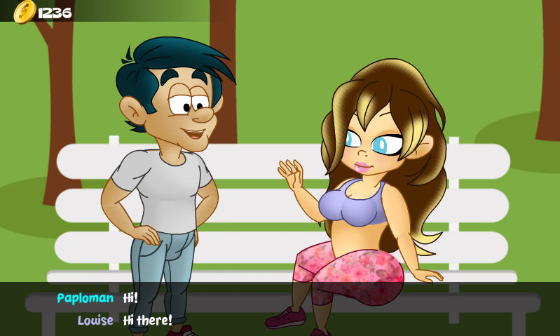 Hungry Girls Game: Louise's Lazy Exercise page 7 full