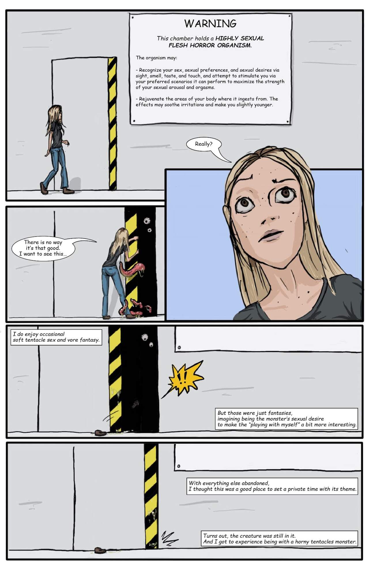 Flesh Pit of Horror and Lust page 1 full