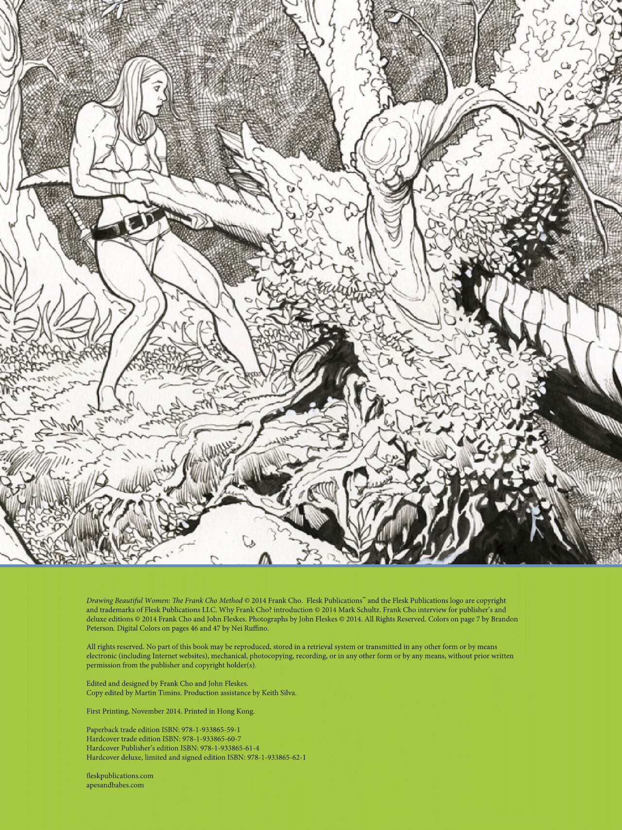 Drawing beautiful woman by Frank Cho page 6 full
