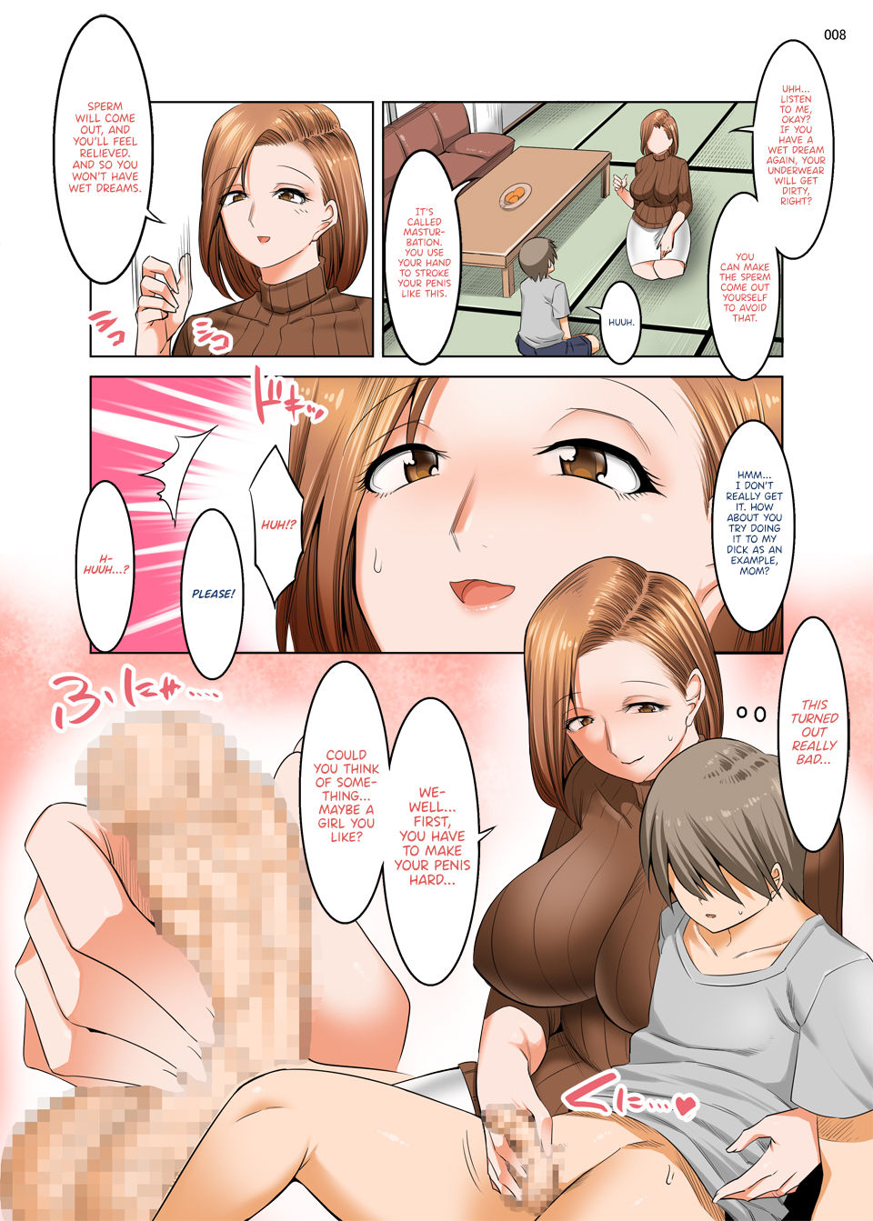 Ottori Mama wa Musuko no Onedari ni Yowai | Gentle Stepmom Can't Refuse Her Son's Pleading page 8 full
