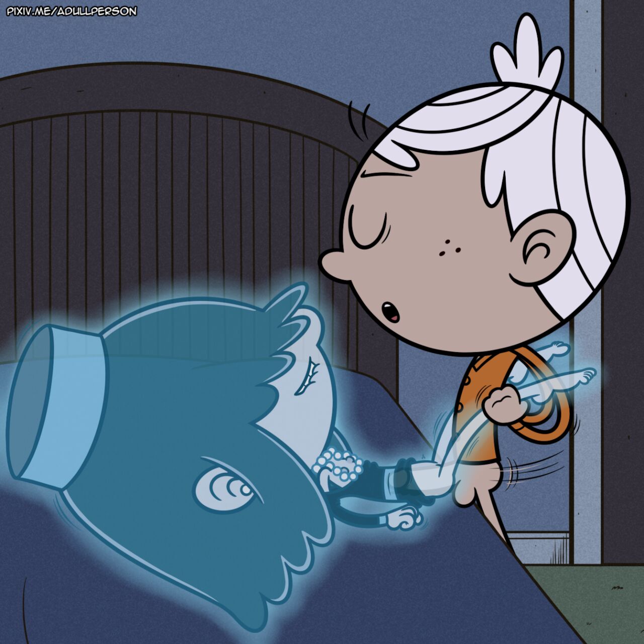 - A night visit  -  -  - Complete page 4 full