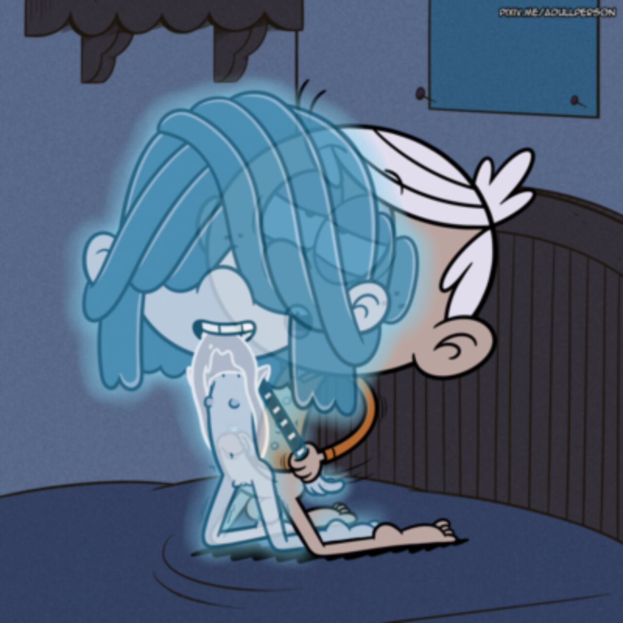 - A night visit  -  -  - Complete page 5 full