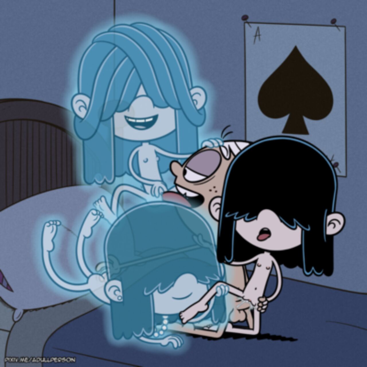 - A night visit  -  -  - Complete page 6 full