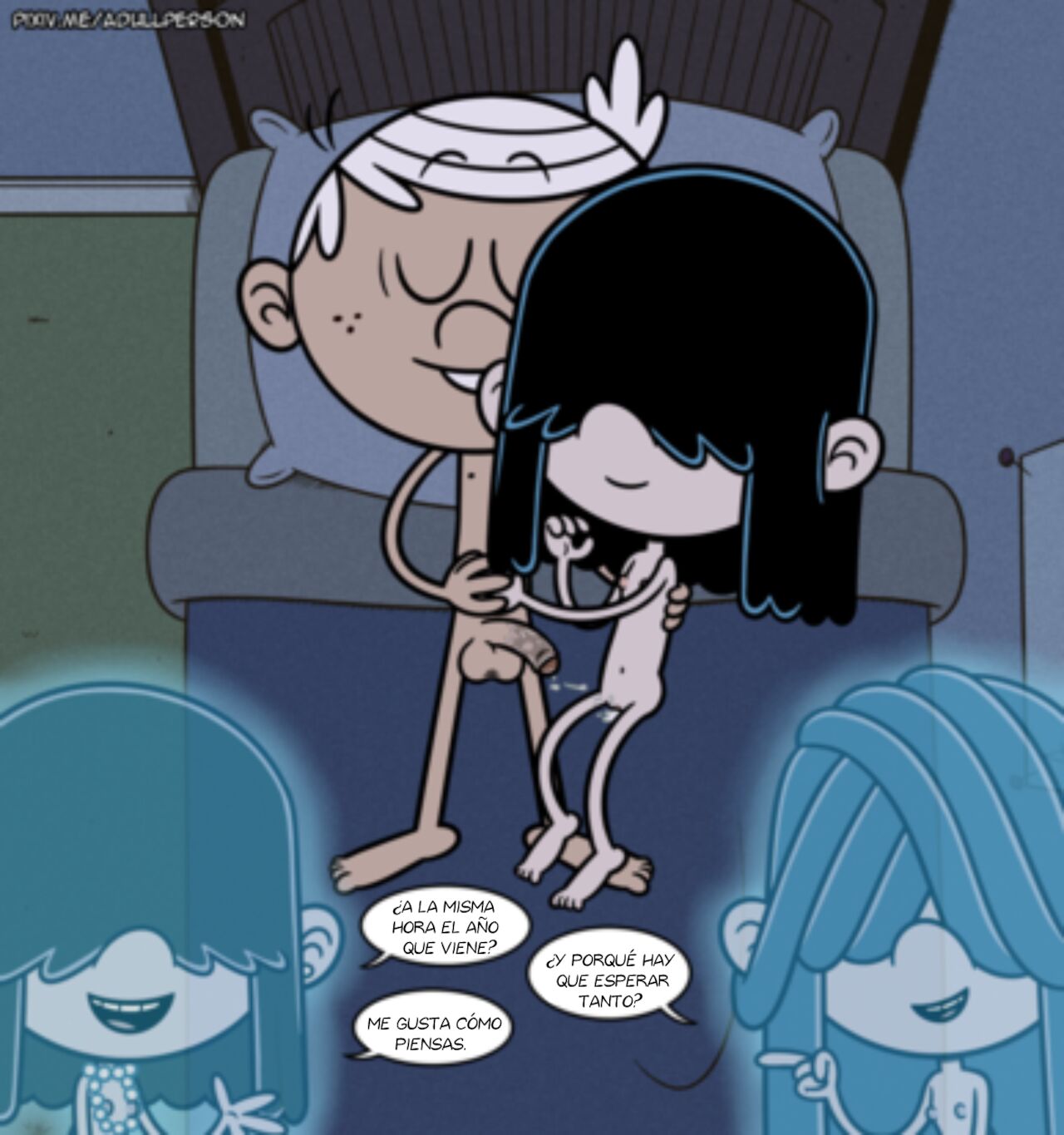 - A night visit  -  -  - Complete page 7 full