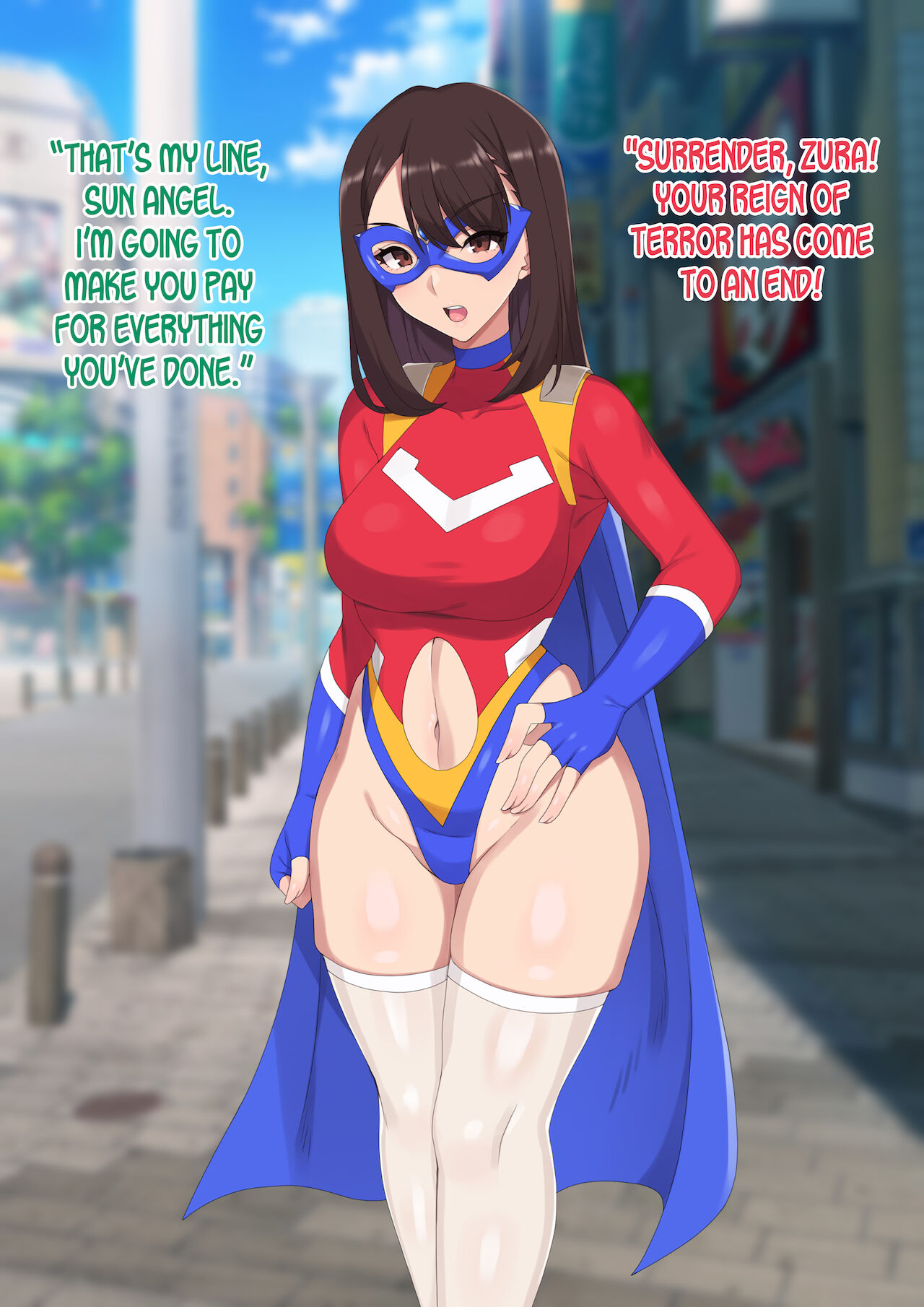 Defeat! Spandexer-Sun Angel! page 2 full