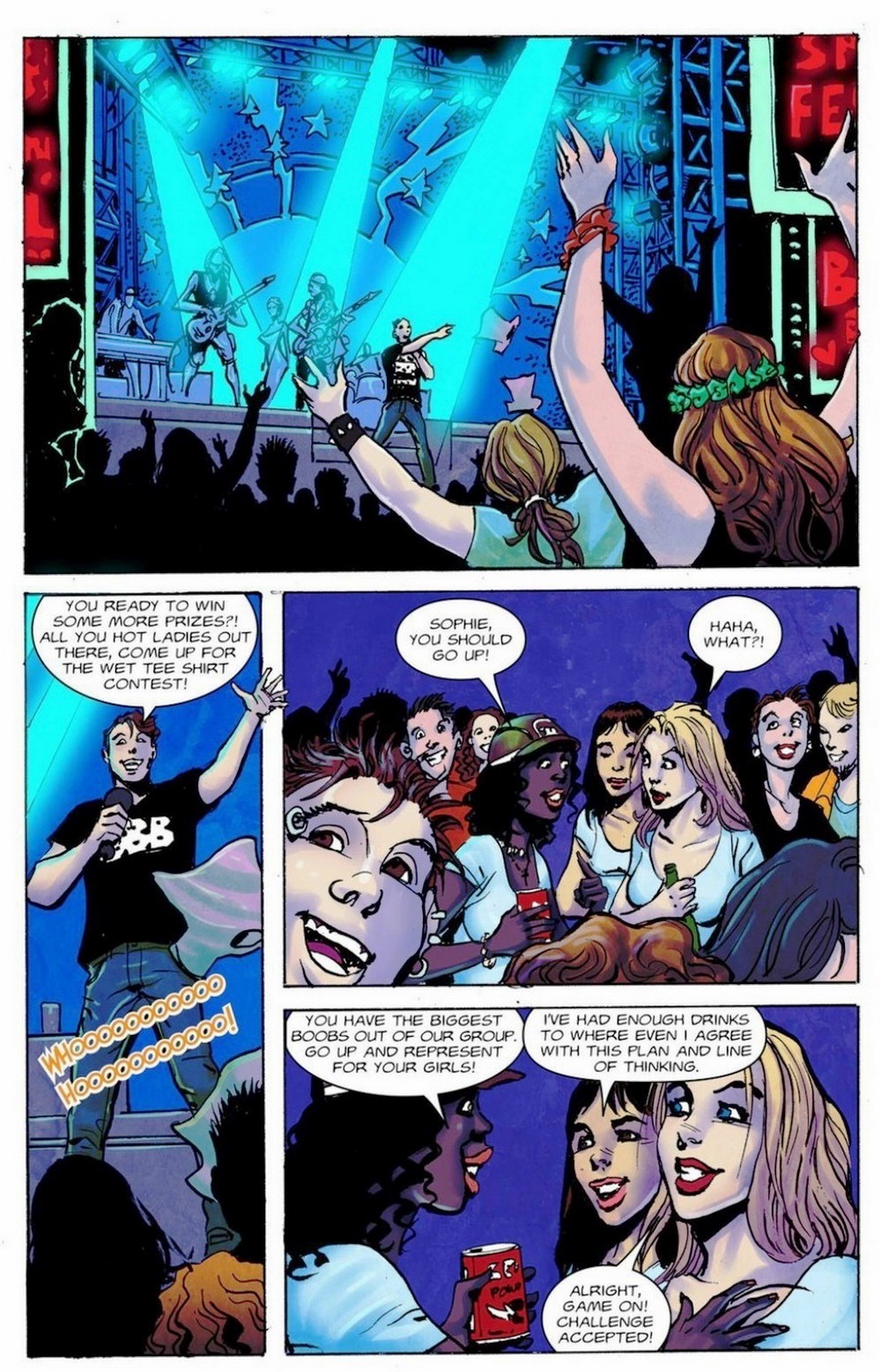 BotComics - Wet T-Shirt contest page 6 full