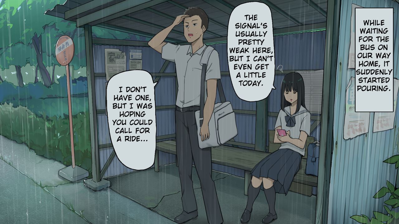 Story About Having Sex with a Junior Girl at the Bus Stop Every Day Until Graduation Day page 1 full