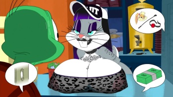 Goth Bimbo Bugs Bunny ARTIST monkeymanbond cover