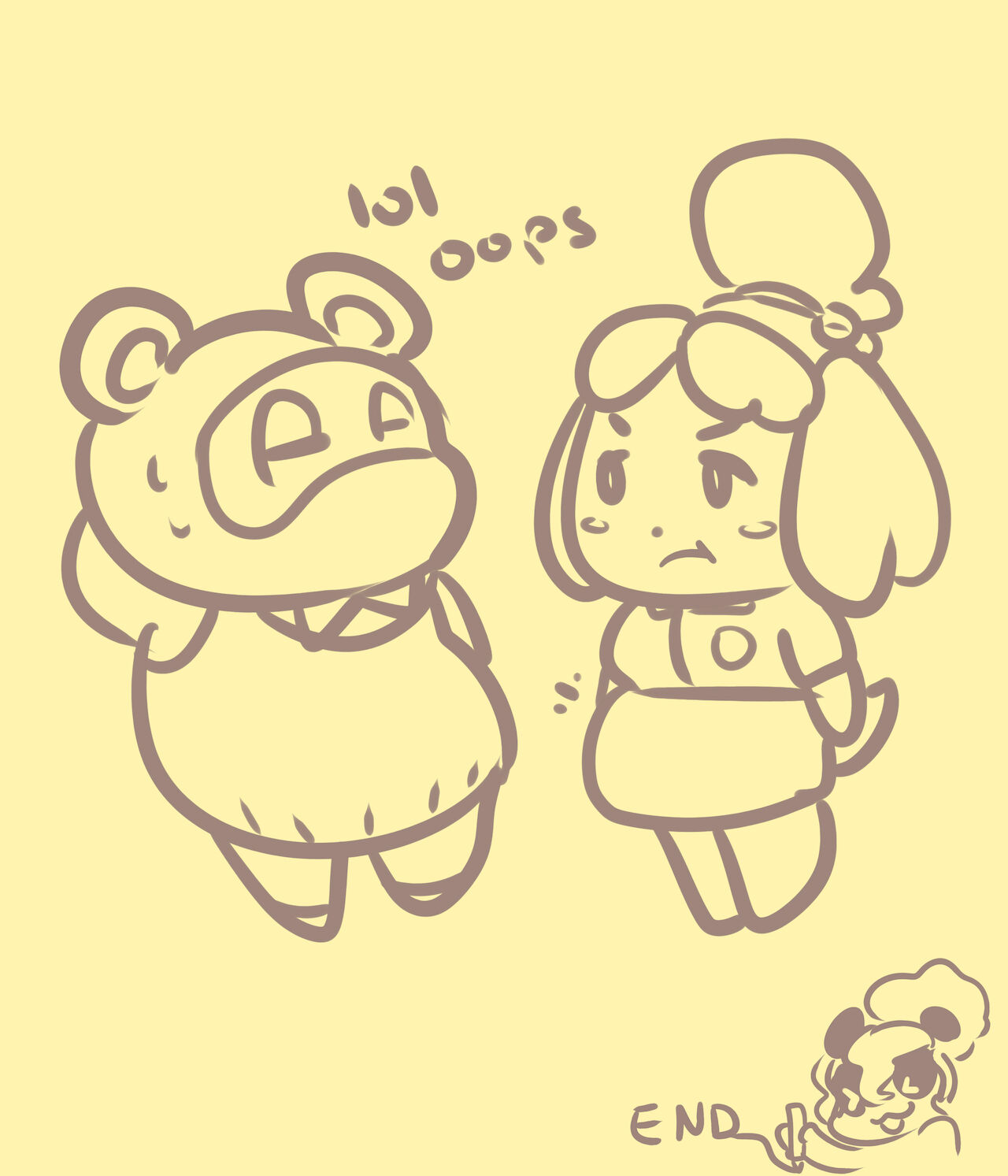 Isabelle X Tom Nook page 8 full