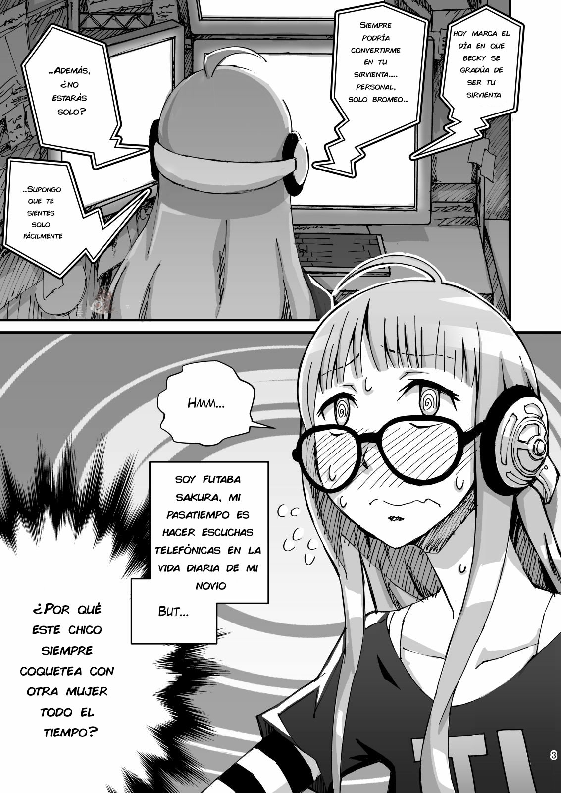 Moshi Sakura Futaba-chan ga Touchou Onanie Shiteru no ga Kareshi ni Baretara? page 2 full