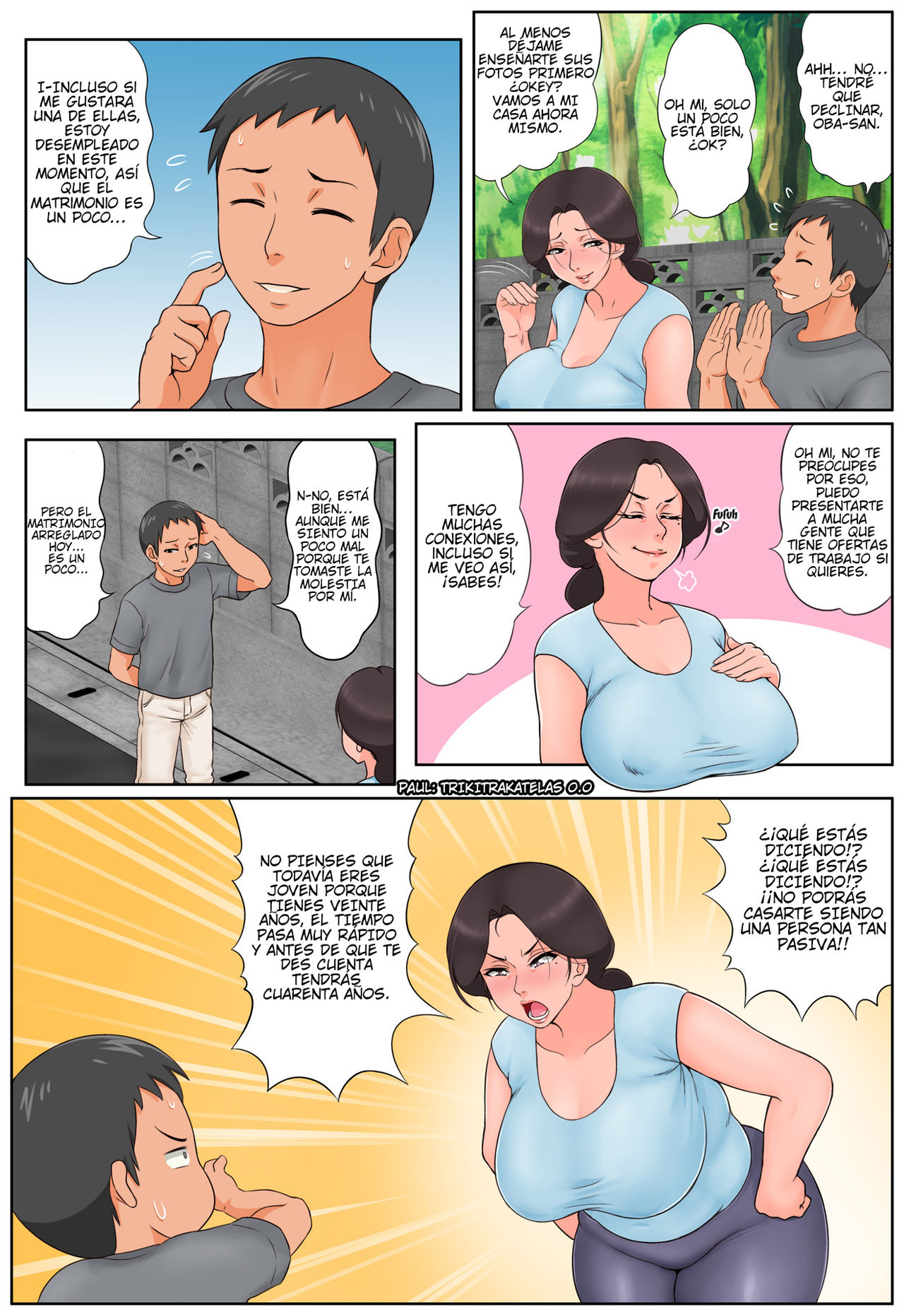 Chiisai Koro Kara Osewa Ni Natte Iru Kinjo No Oba-San O Otoshite Tanetsuke! | ¡Conseguí que la vecina que ha sido amable conmigo desde que era pequeño se enamorara de mí y me dejara follarla! page 4 full