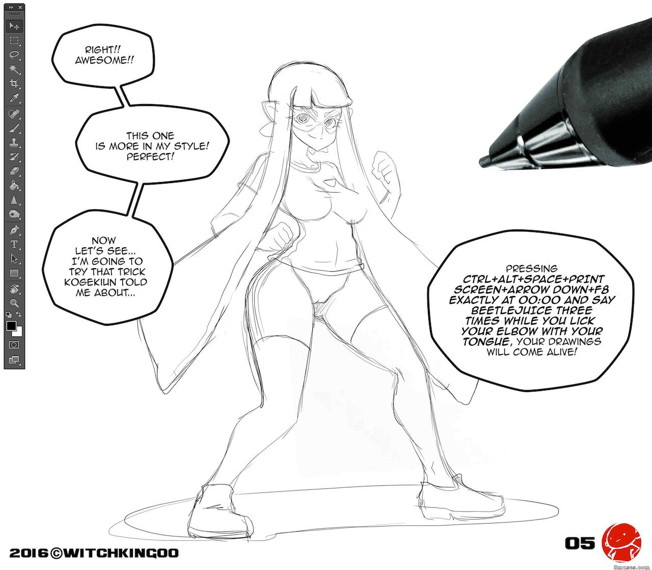 Splatoon: That wasn't ink... page 6 full