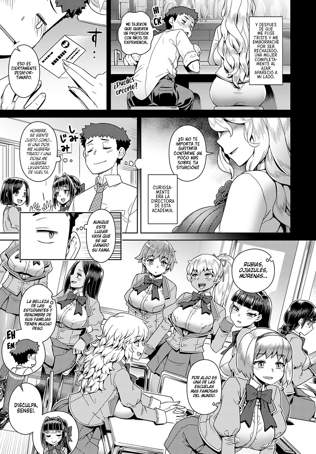 Succubus Joshikou de Sakusei Jisshuu ~Kyouzai wa… Ore!?~ | Escuela para Señoritas Sucubo Laboratorio del Ordeño~ Y el ayudante de la clase… ¿¡Soy yo!?~ page 3 full