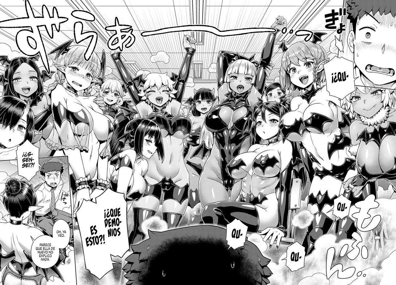 Succubus Joshikou de Sakusei Jisshuu ~Kyouzai wa… Ore!?~ | Escuela para Señoritas Sucubo Laboratorio del Ordeño~ Y el ayudante de la clase… ¿¡Soy yo!?~ page 6 full