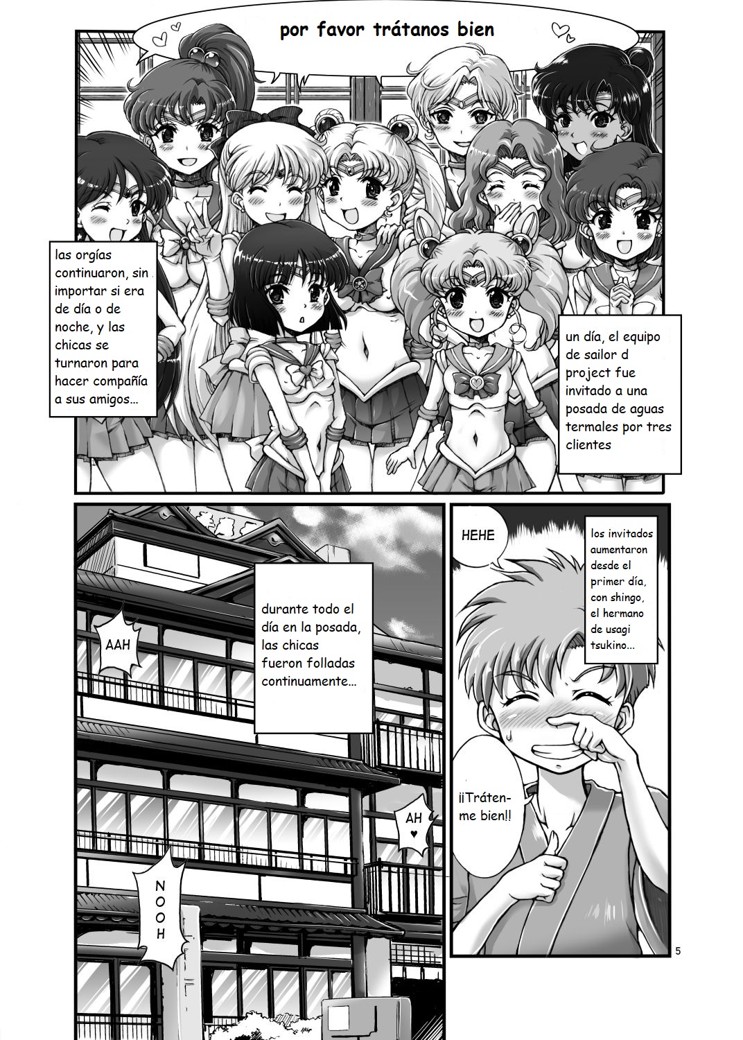 Sailor Delivery Health AS ~Shuujin Kanshi no Yu Hen~ page 5 full