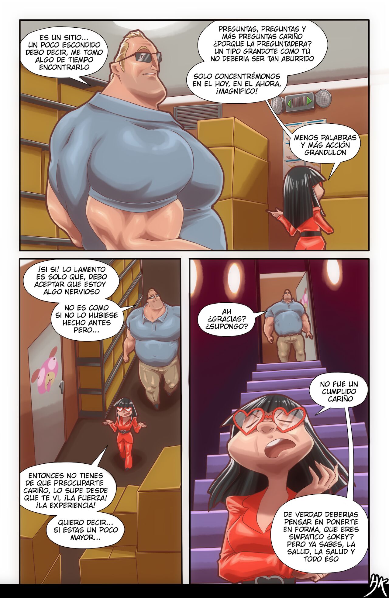 Helping Hand Full Comic ESP by ZombieHK page 6 full