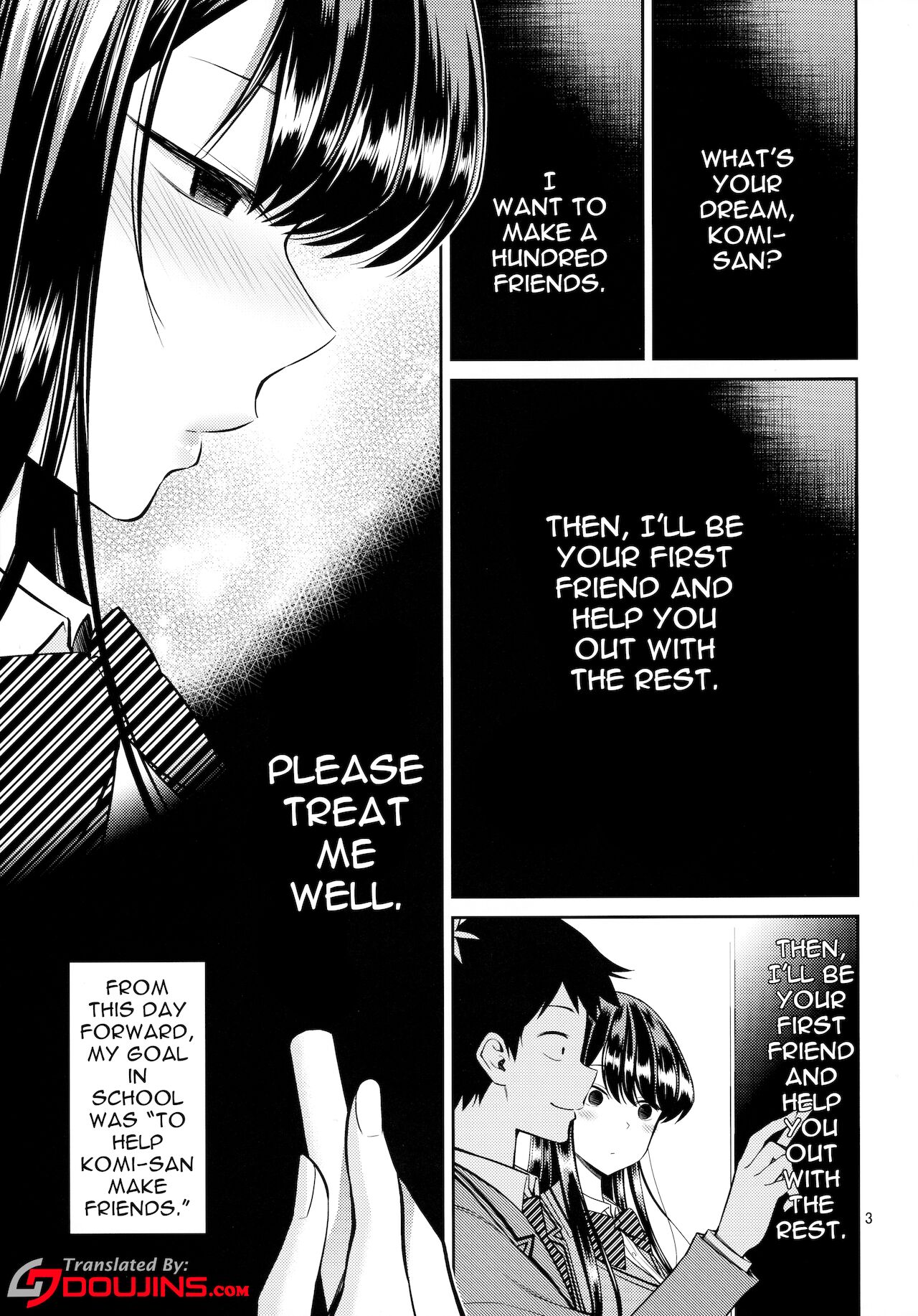 Komi-san wa, Binkan desu. | Komi-san Is Sensitive. page 2 full