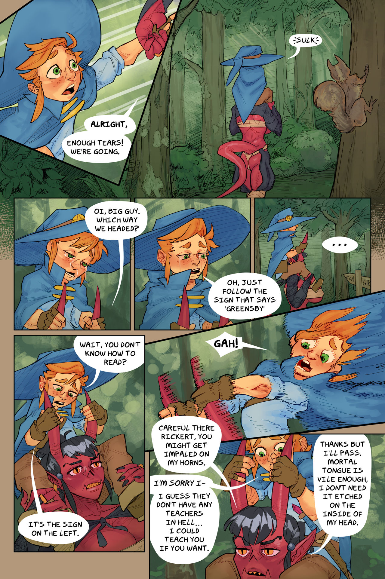 A Boy and His Familiar, Chapter 2 page 6 full
