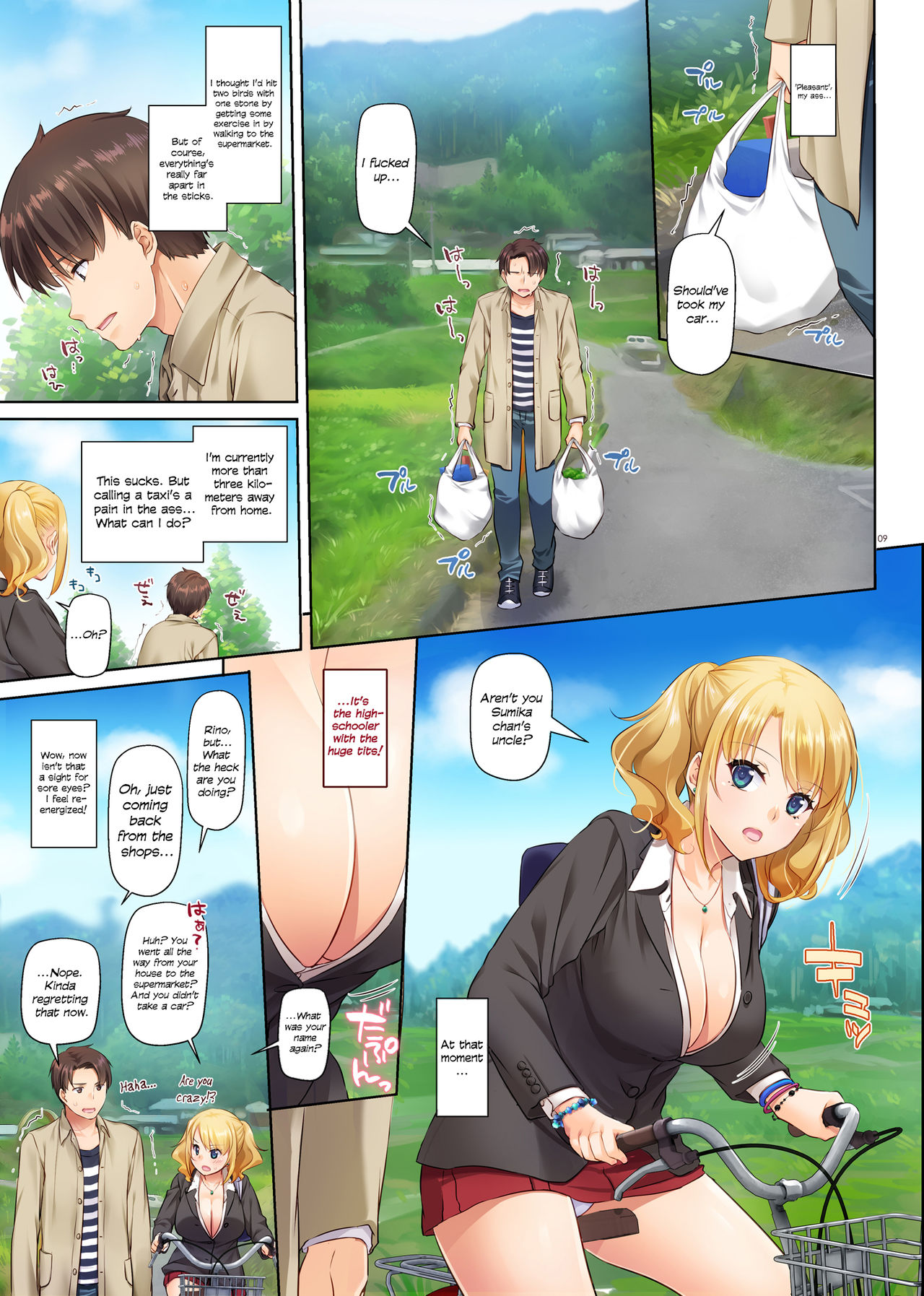 Inaka no Deaikei Gal wa Kyonyuu Shojo!? | Dating App Country Girls are Virgins with Huge Tits!? DLO-15 page 9 full