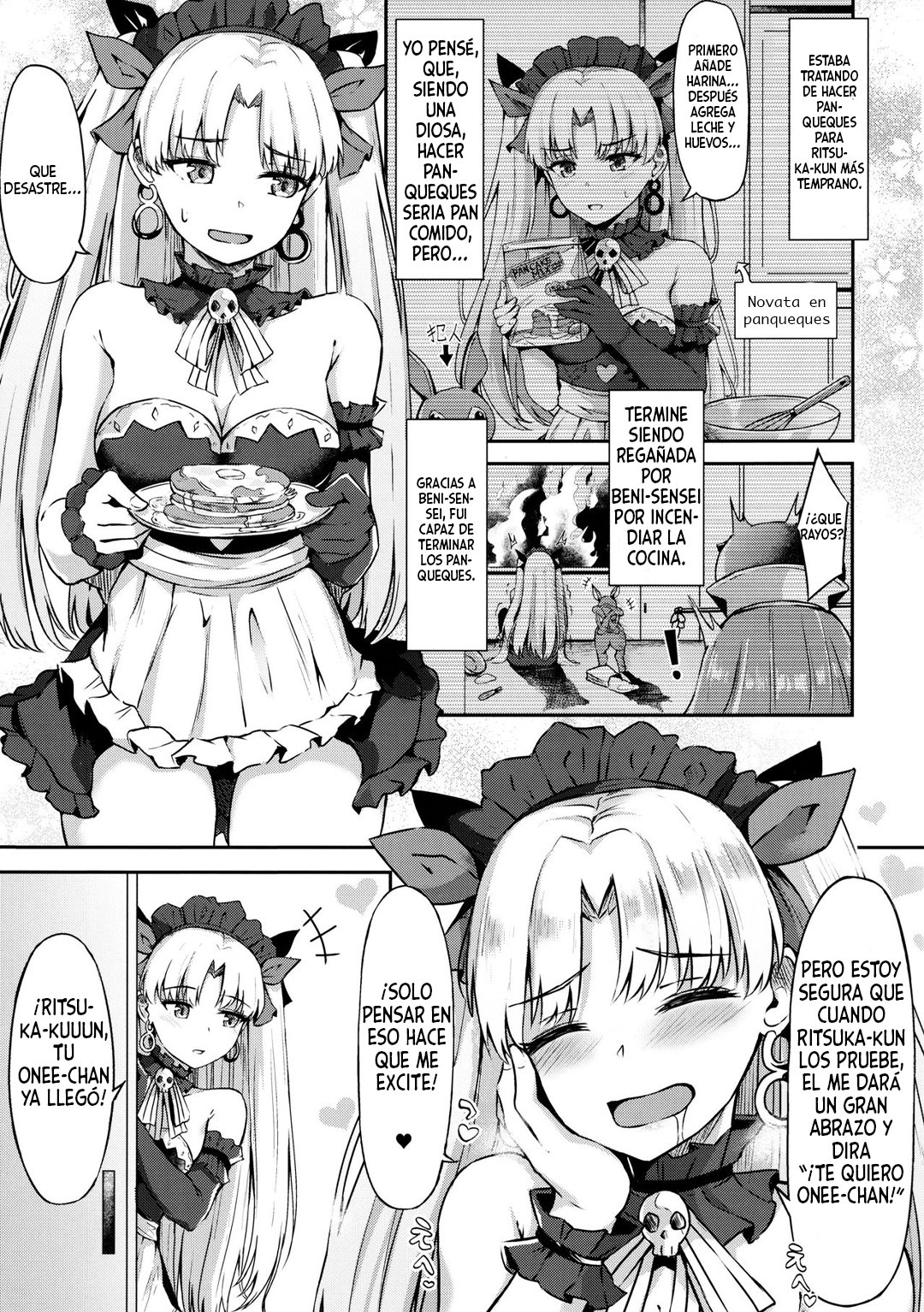 Megami Maid no Gohousho | misma wea con pelo de color diferente page 2 full