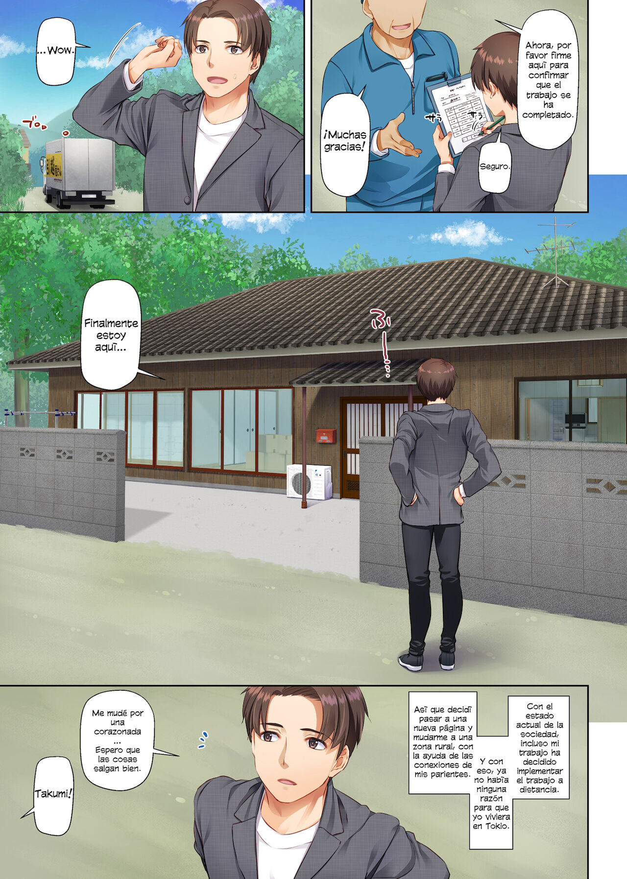Inaka No Deaikei Gal Wa Kyonyuu Shojo!? | En el Campo las Chicas de la App de Citas Son Vírgenes Tetonas!? DLO-15 page 3 full