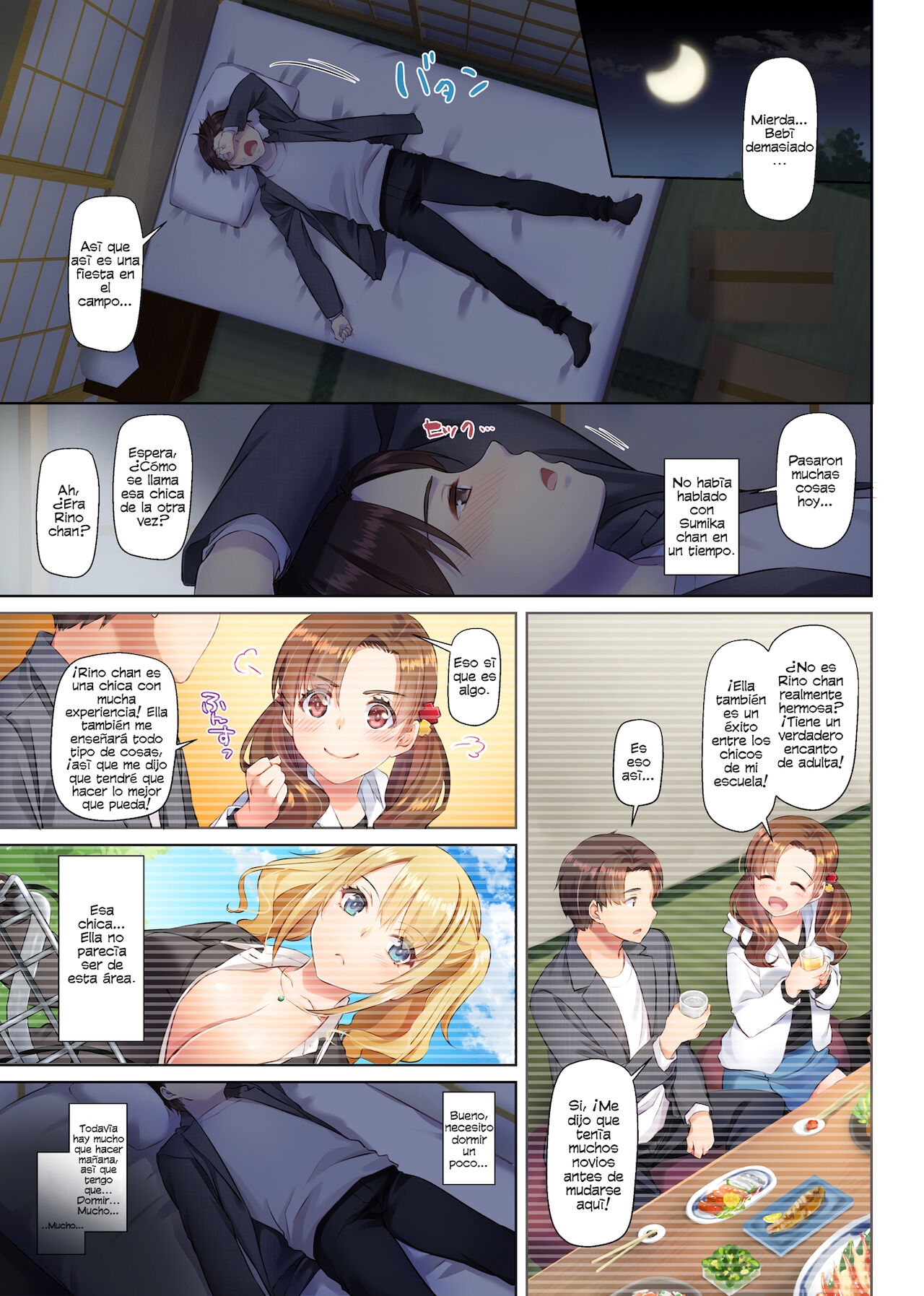 Inaka No Deaikei Gal Wa Kyonyuu Shojo!? | En el Campo las Chicas de la App de Citas Son Vírgenes Tetonas!? DLO-15 page 7 full