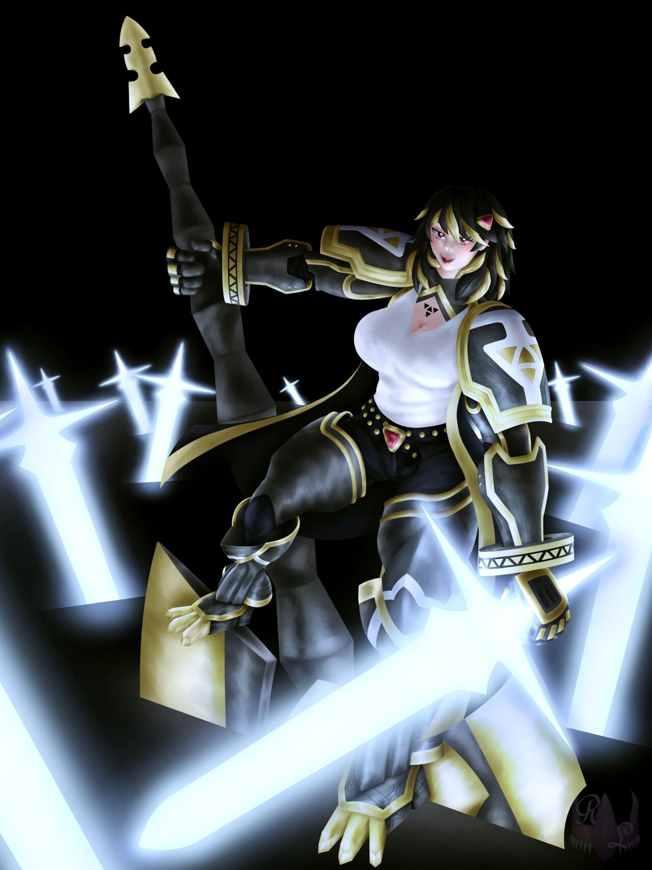 Reiko Lupus's Artwork - Digimon - Alphamon page 2 full