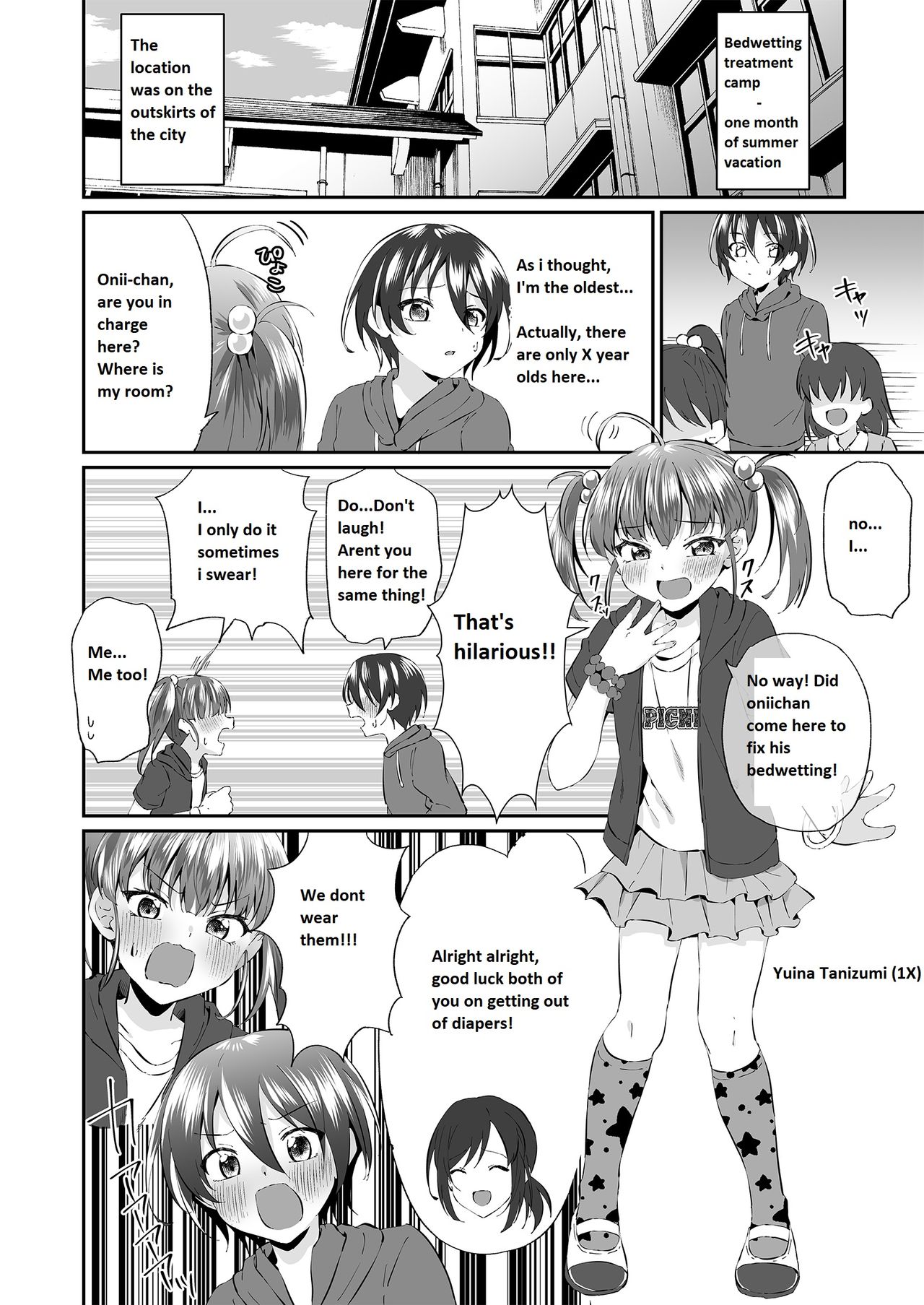 Bedwetting brother needs a diaper page 3 full