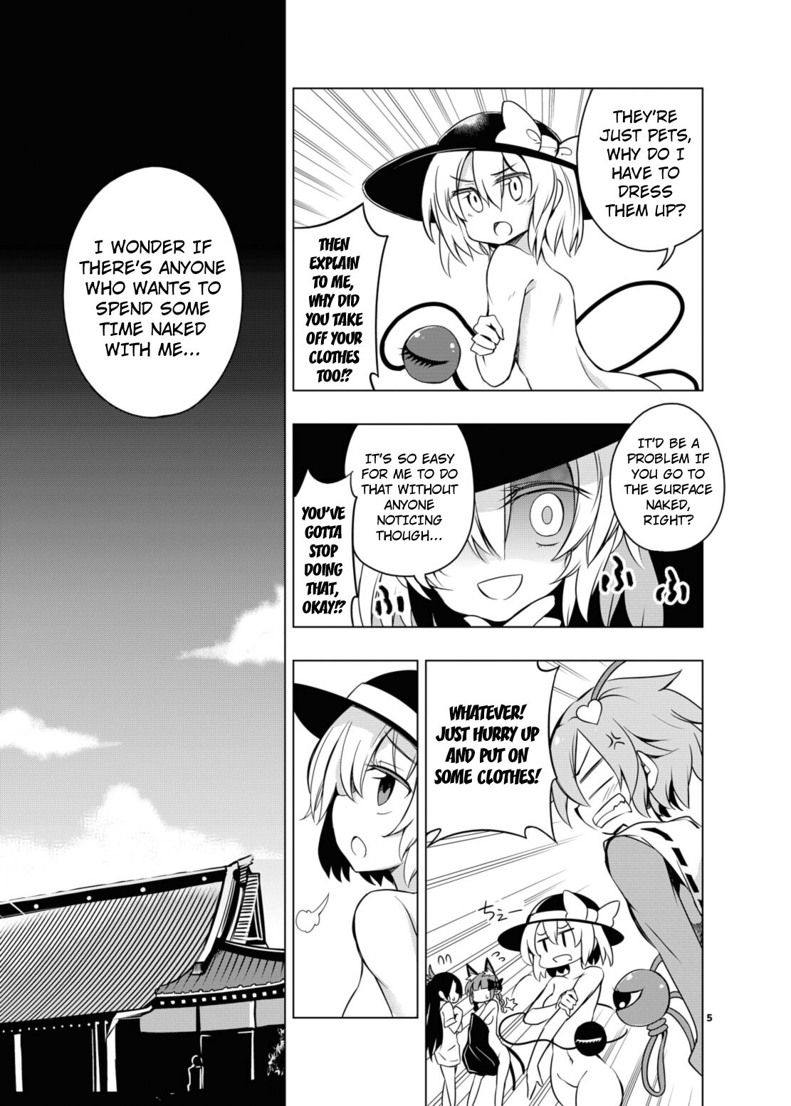 Kindan no Nudist Utopia    Black and white version page 3 full