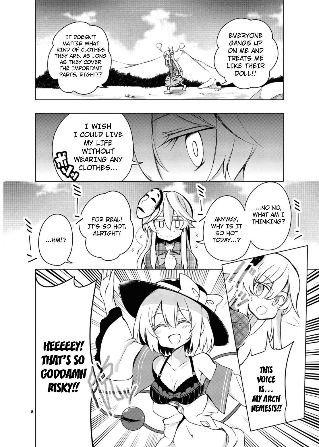 Kindan no Nudist Utopia    Black and white version page 6 full