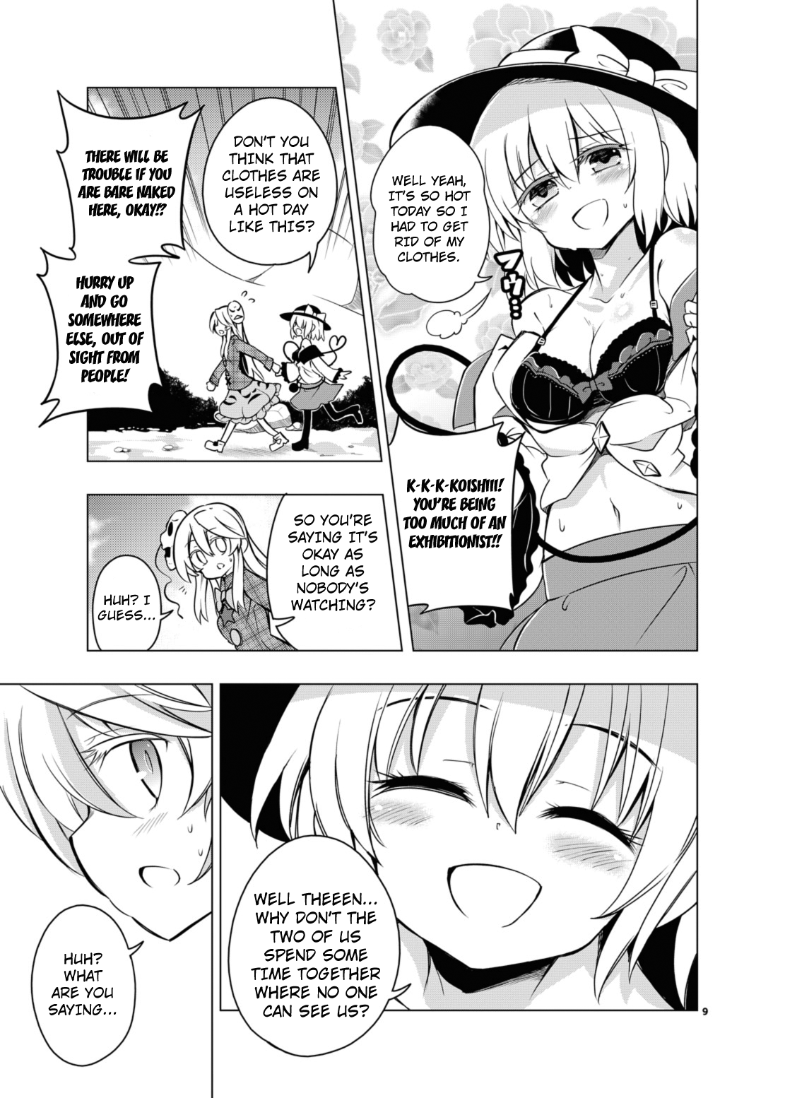 Kindan no Nudist Utopia    Black and white version page 7 full