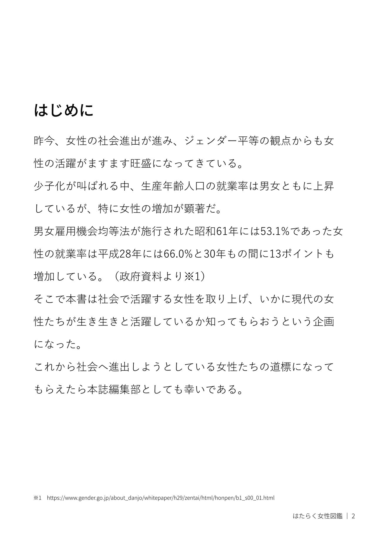 Hataraku Josei Zukan vol.1 ～Hayaraku Josei no Ichi Nichi～ page 2 full