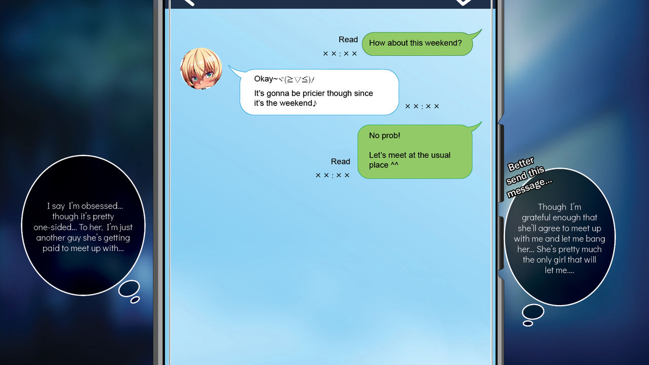 TS Enkou Shoujo ~ Ore ga Koitsu no Mesu ni Ochiru Made ~ | TS Escort Girl ~ Until I became his bitch ~ page 3 full