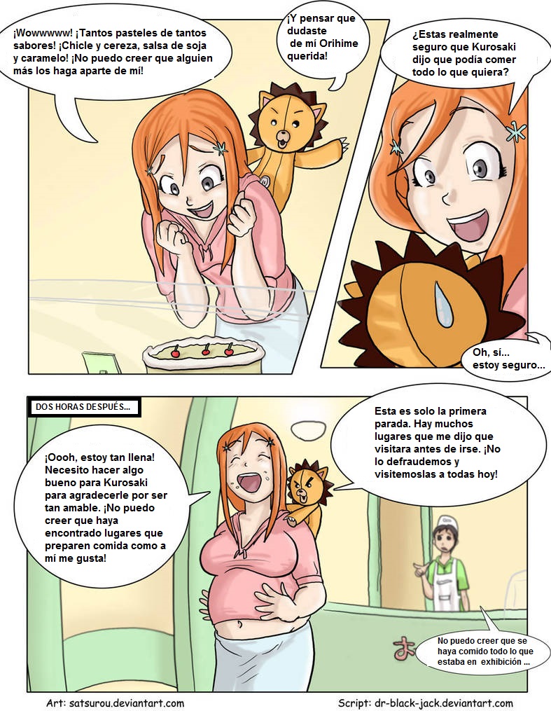 Comic SSBBW Orihime page 1 full