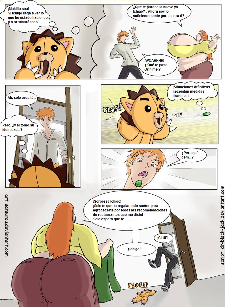 Comic SSBBW Orihime page 3 full