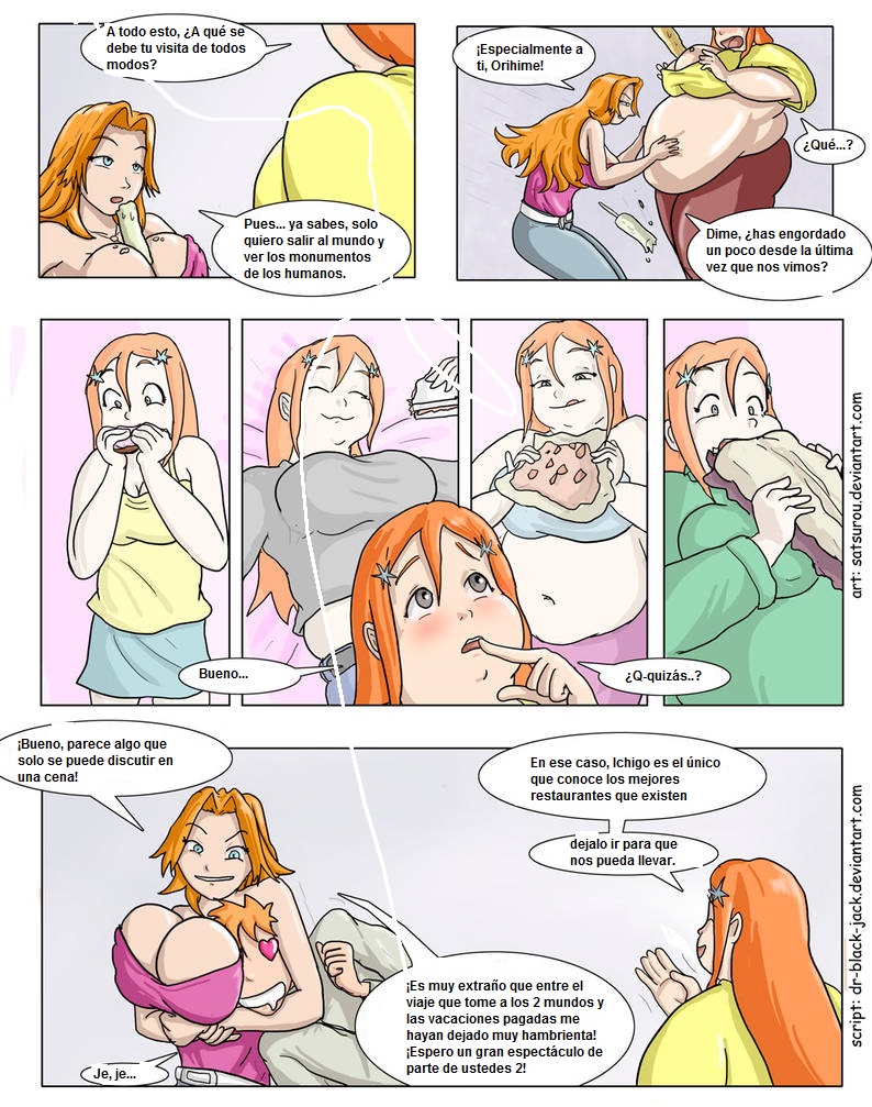 Comic SSBBW Orihime page 5 full