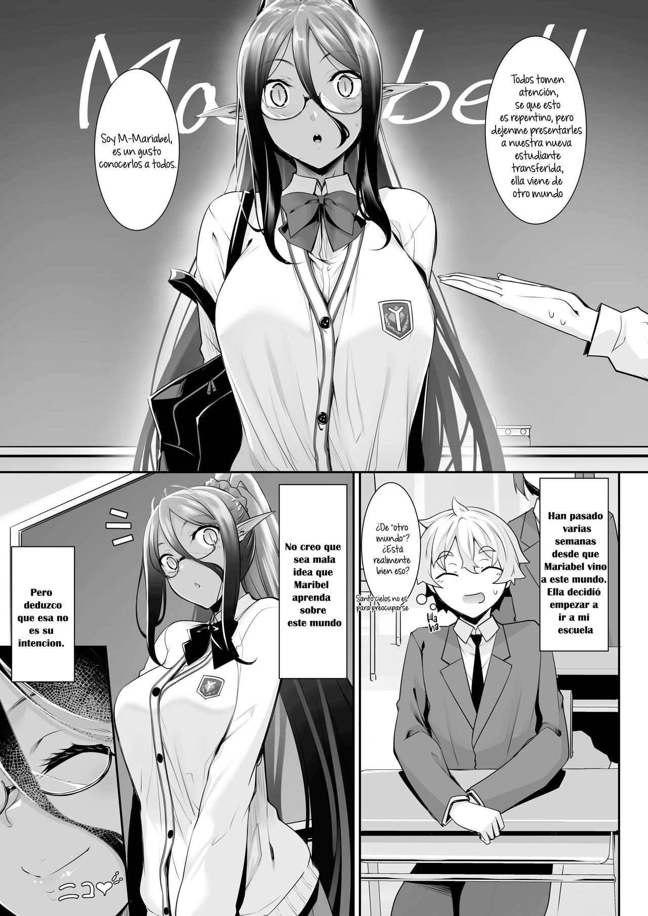 Chotto dake Ai ga Omoi Dark Elf ga Isekai kara Oikakete Kita 2 page 2 full