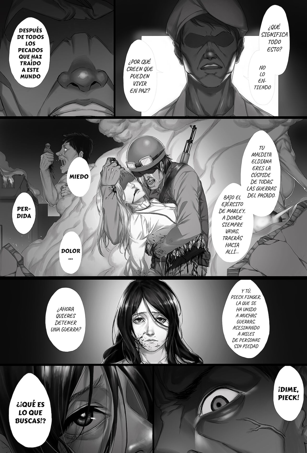 My War - Spanish Translation page 9 full