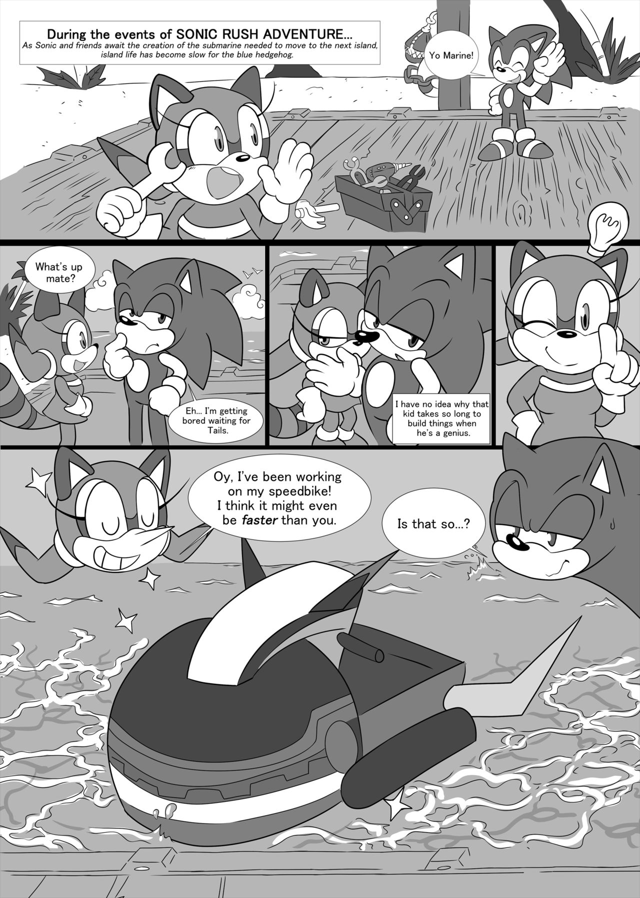 Sonic &amp; Marine: New Venture page 2 full